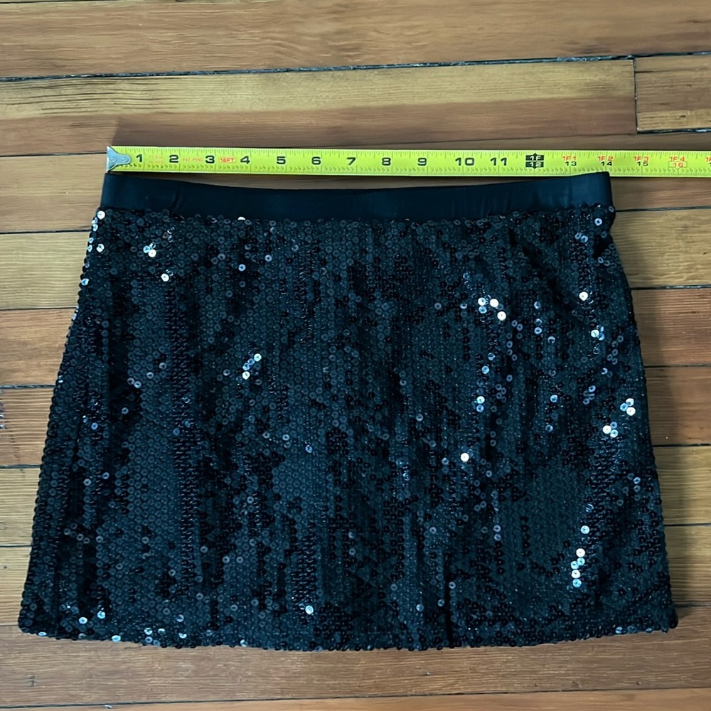 Sequined Mini Skirt